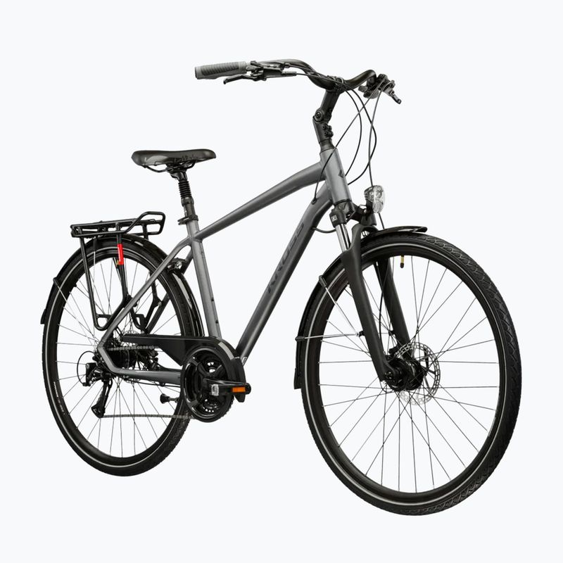 Pánsky trekingový bicykel KROSS Trans 4.0 grey/black/matte 2