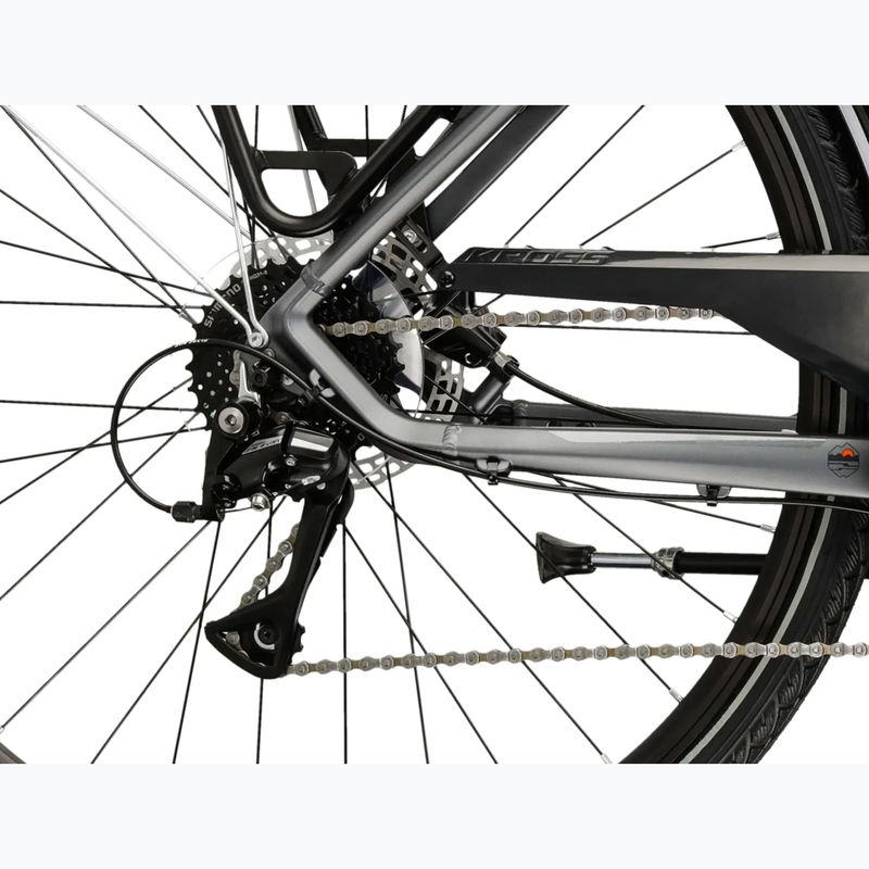 Pánsky trekingový bicykel KROSS Trans 4.0 grey/black/matte 8