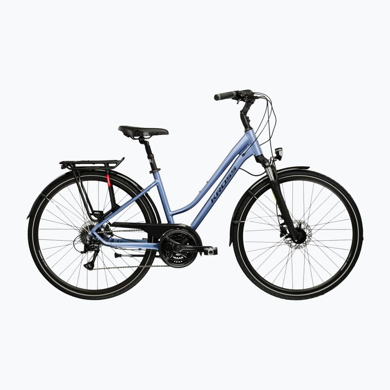 Dámsky trekingový bicykel KROSS Trans 4.0 In blue/black/matte