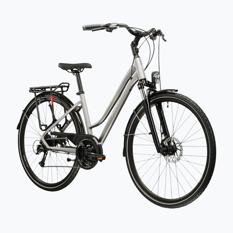 Dámsky trekingový bicykel KROSS Trans 3.0 In silver/gray/gloss 2