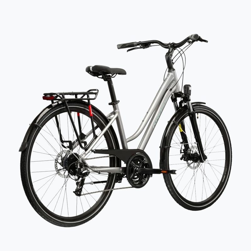Dámsky trekingový bicykel KROSS Trans 3.0 In silver/gray/gloss 3
