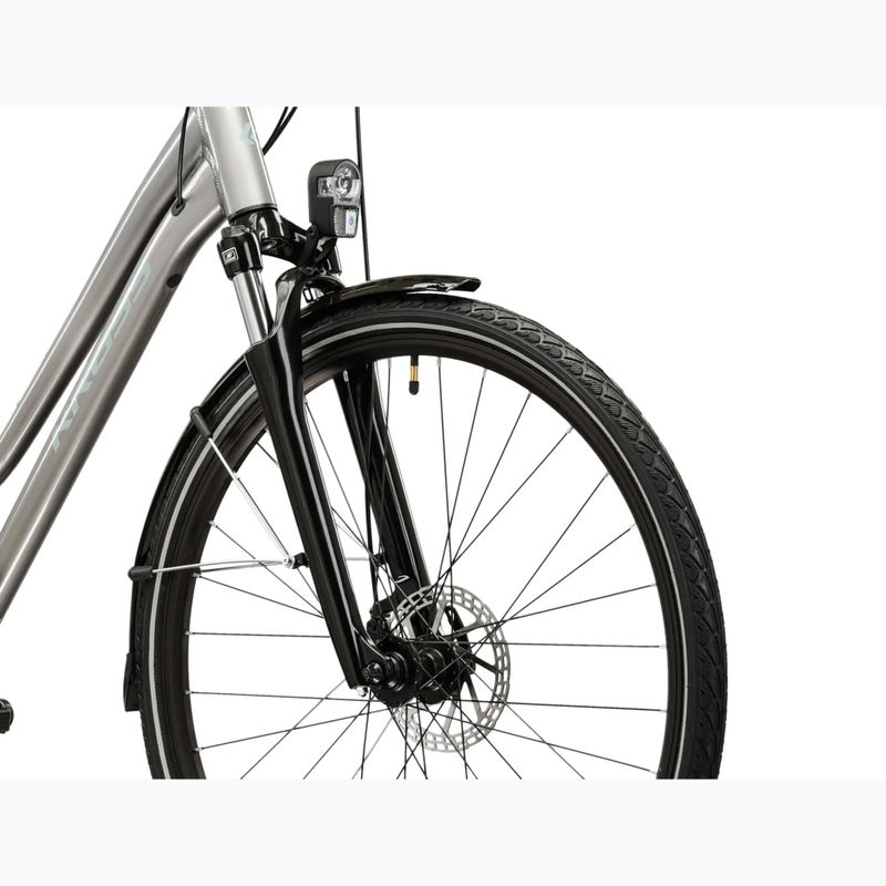 Dámsky trekingový bicykel KROSS Trans 3.0 In silver/gray/gloss 5
