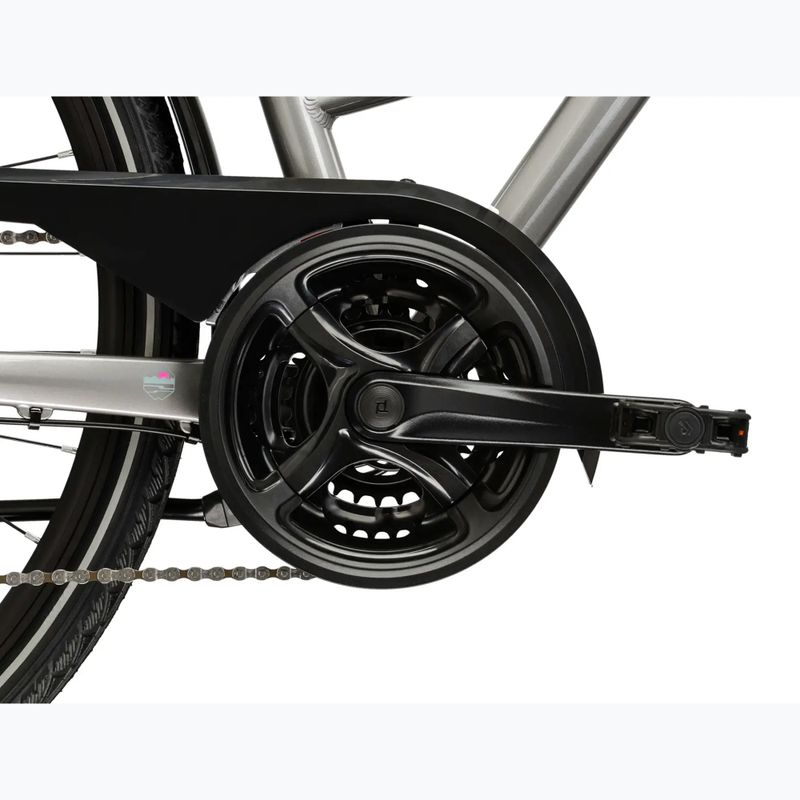 Dámsky trekingový bicykel KROSS Trans 3.0 In silver/gray/gloss 10