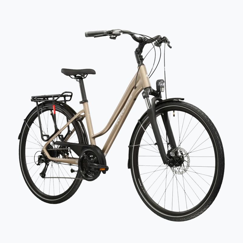 Dámsky trekingový bicykel KROSS Trans 3.0 In brown/silver/matte 2