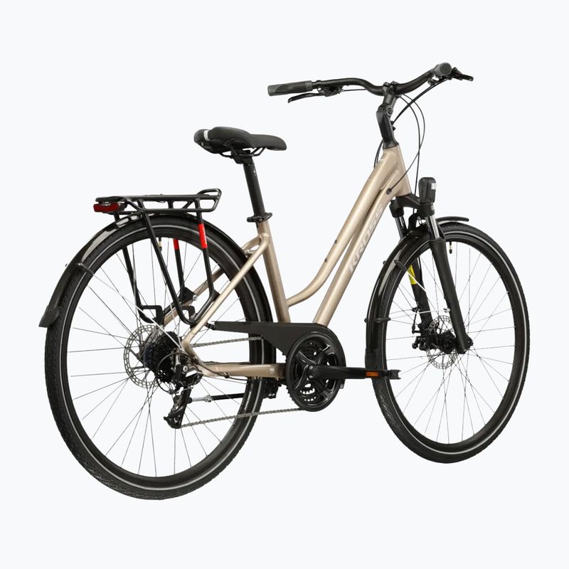 Dámsky trekingový bicykel KROSS Trans 3.0 In brown/silver/matte 3