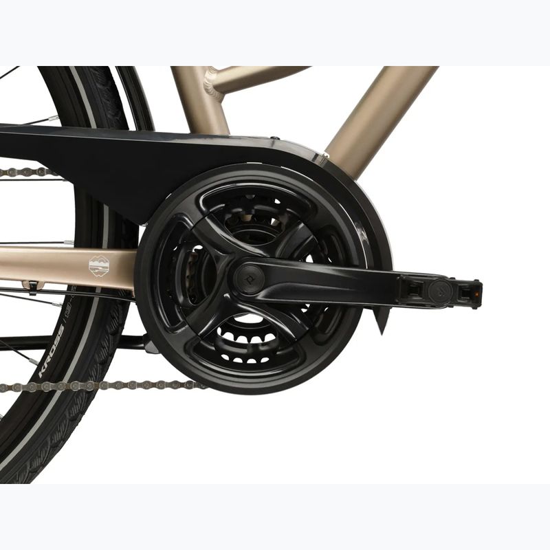 Dámsky trekingový bicykel KROSS Trans 3.0 In brown/silver/matte 10