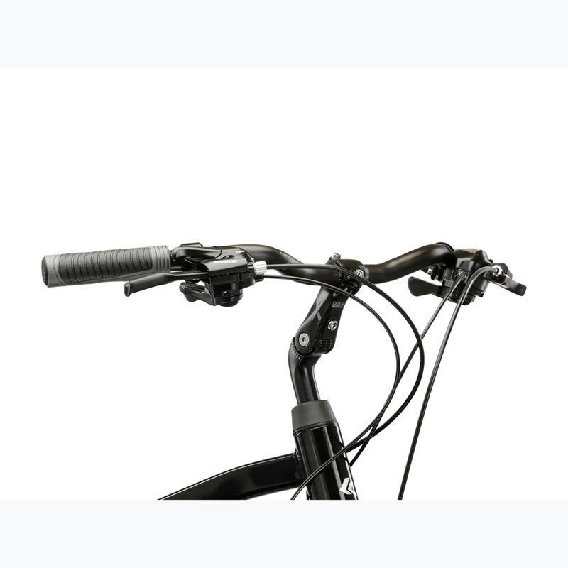Pánsky trekingový bicykel KROSS Trans 1.0 black/silver/gloss 4