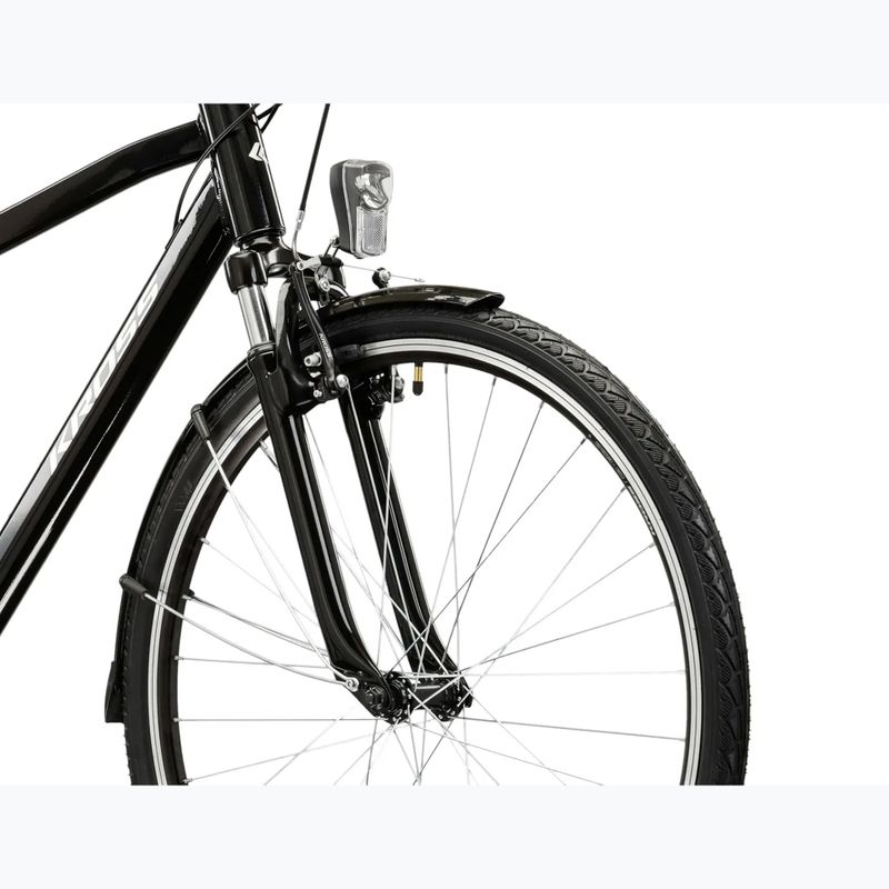 Pánsky trekingový bicykel KROSS Trans 1.0 black/silver/gloss 5