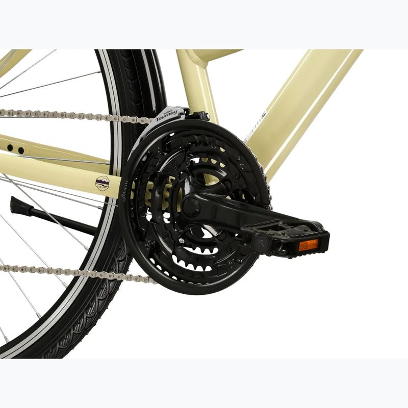 Dámsky trekingový bicykel KROSS Trans 1.0 In beige/purple/gloss 8