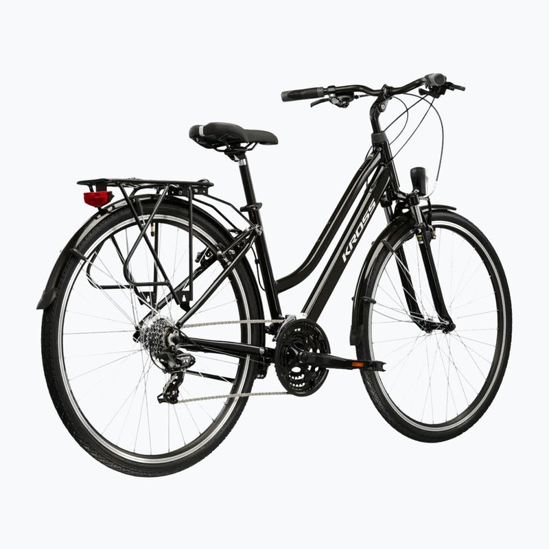 Dámsky trekingový bicykel KROSS Trans 1.0 In black/silver/gloss 3