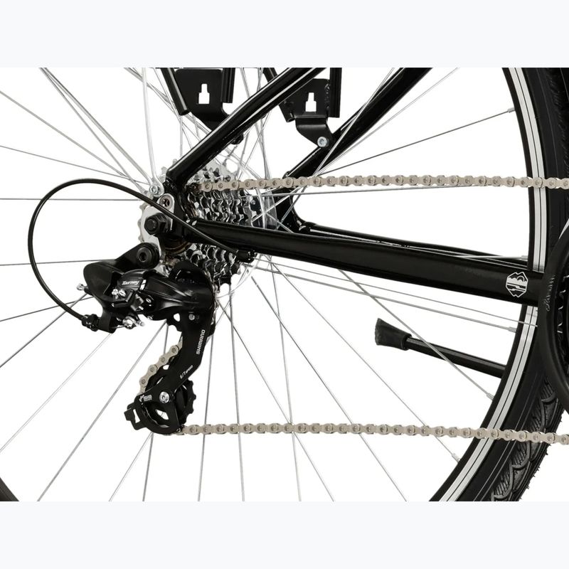 Dámsky trekingový bicykel KROSS Trans 1.0 In black/silver/gloss 7