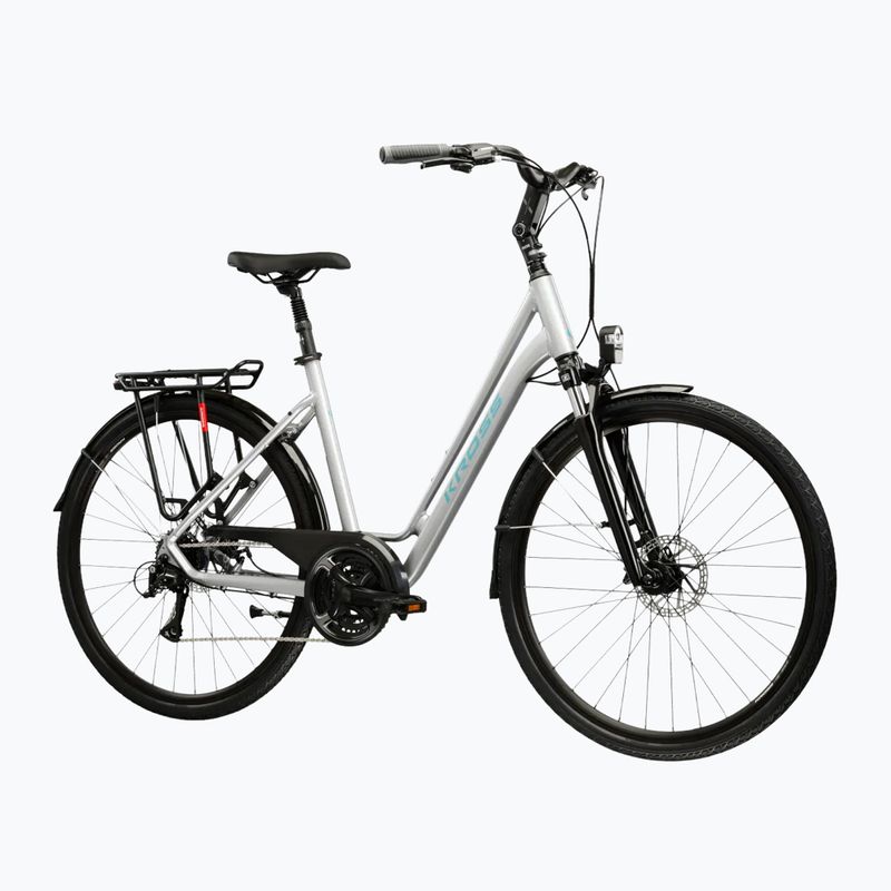 Mestský bicykel KROSS Sentio 3.0 silver/steel/gloss 2