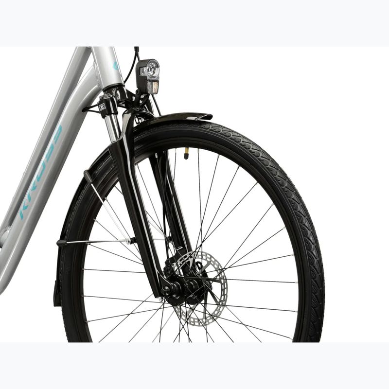 Mestský bicykel KROSS Sentio 3.0 silver/steel/gloss 5