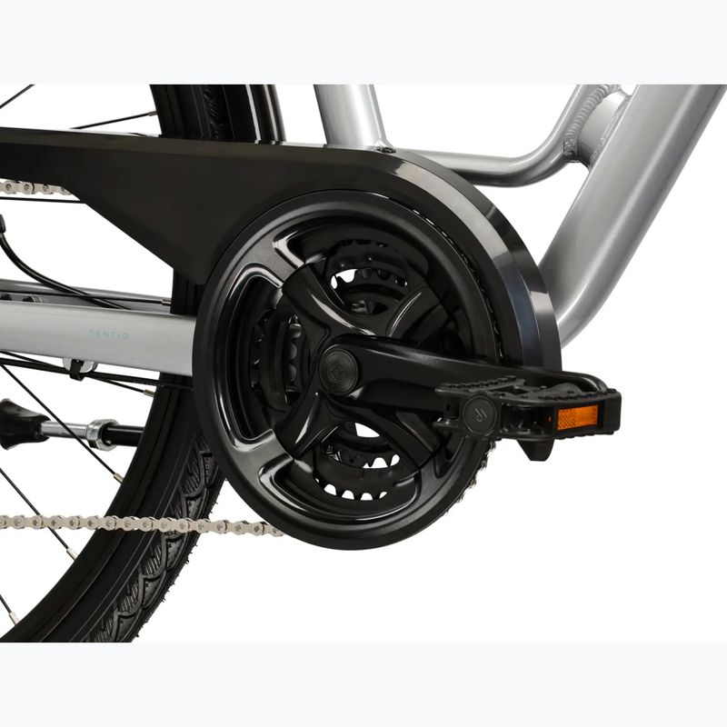 Mestský bicykel KROSS Sentio 3.0 silver/steel/gloss 8