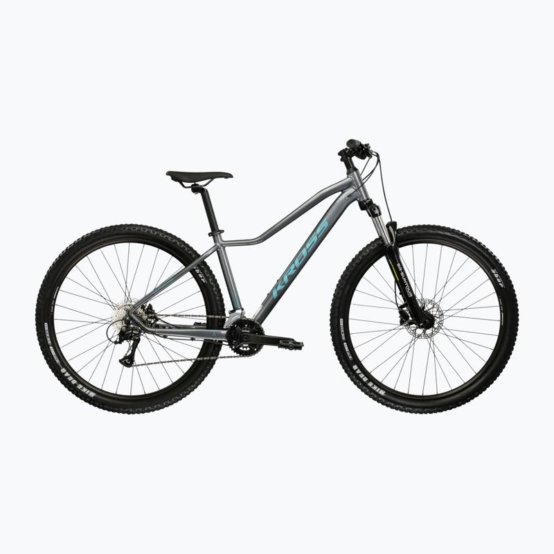 Dámsky horský bicykel KROSS Lea 4.0 In 29 grey/turquoise/gloss