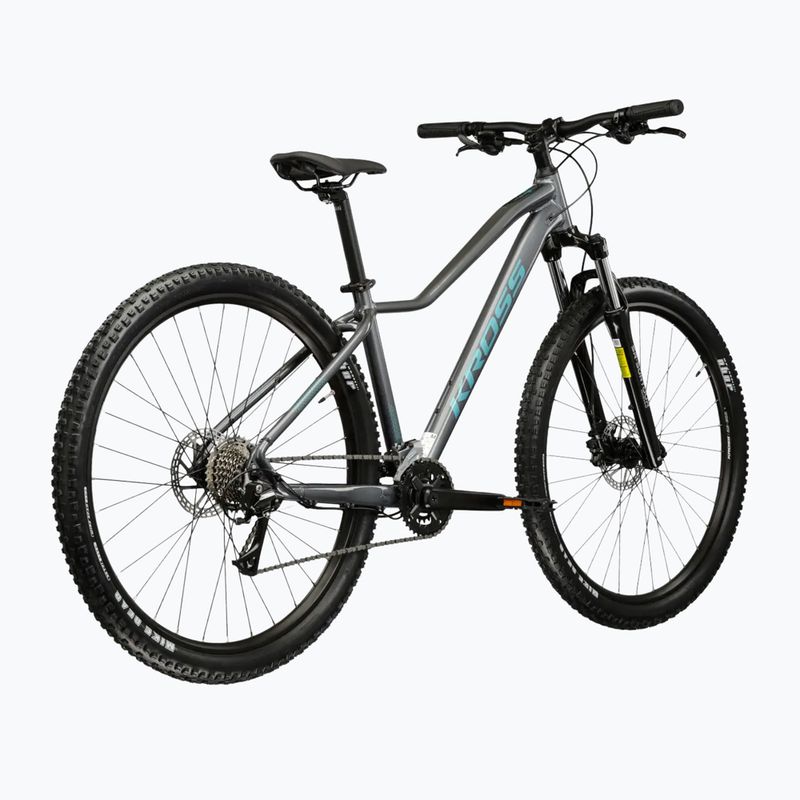 Dámsky horský bicykel KROSS Lea 4.0 In 27.5 grey/turquoise/gloss 3