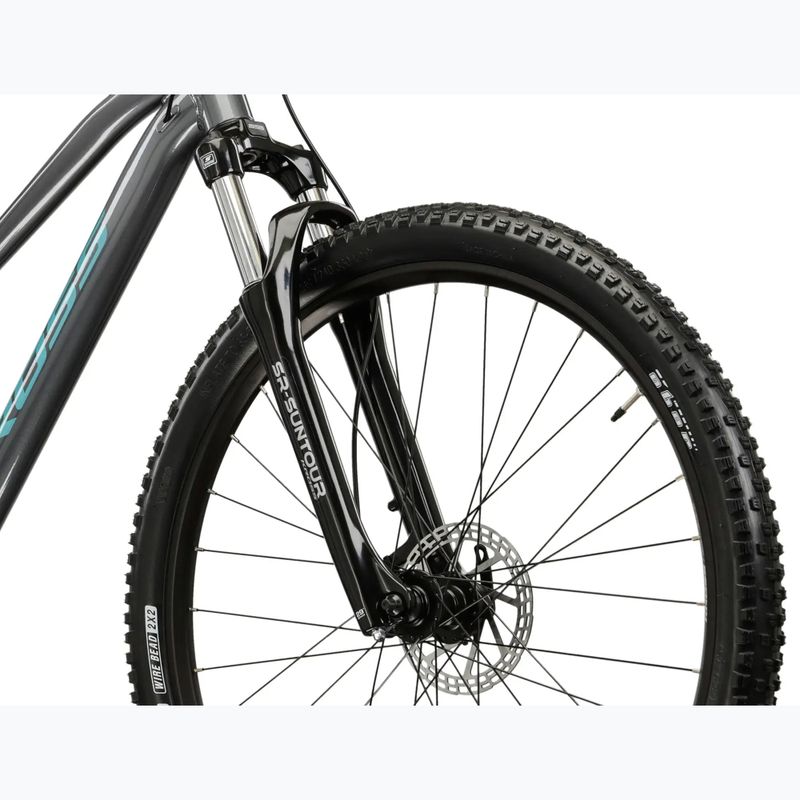 Dámsky horský bicykel KROSS Lea 4.0 In 27.5 grey/turquoise/gloss 5