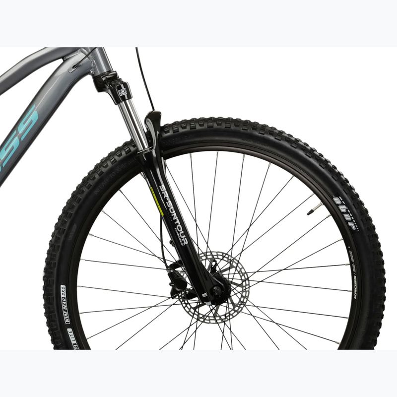 Dámsky horský bicykel KROSS Lea 4.0 In 27.5 grey/turquoise/gloss 6