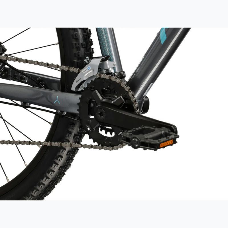 Dámsky horský bicykel KROSS Lea 4.0 In 27.5 grey/turquoise/gloss 9