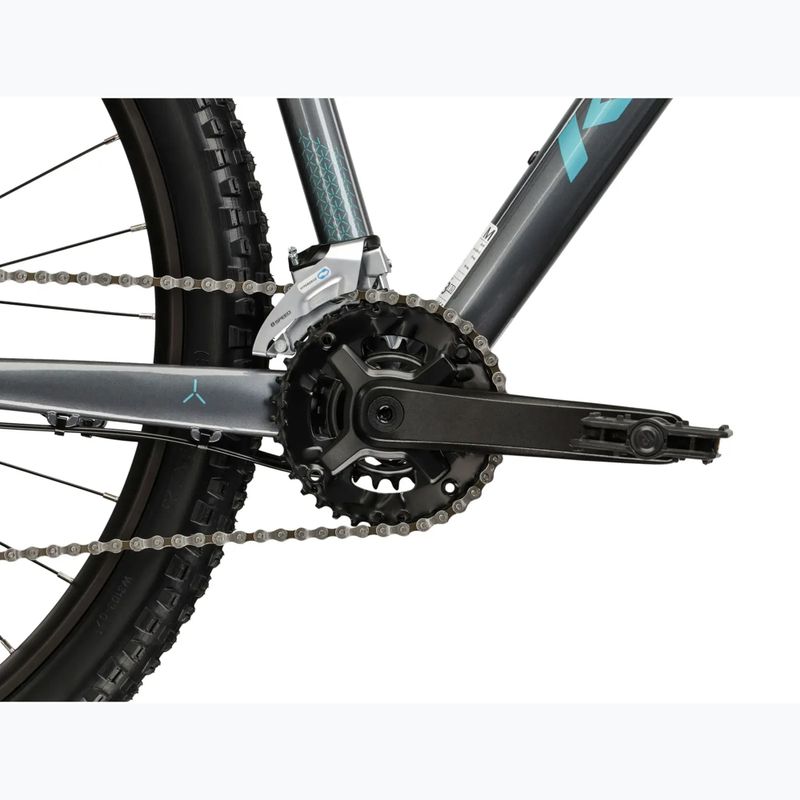 Dámsky horský bicykel KROSS Lea 4.0 In 27.5 grey/turquoise/gloss 10