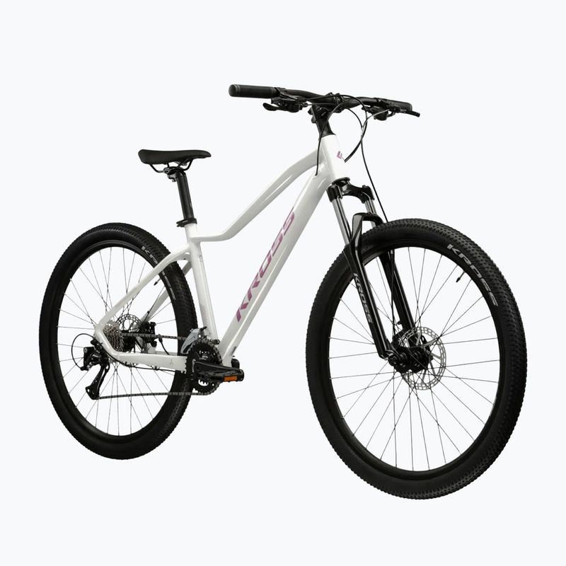 Dámsky horský bicykel KROSS Lea 3.0 W 29 white/pink/gloss 2