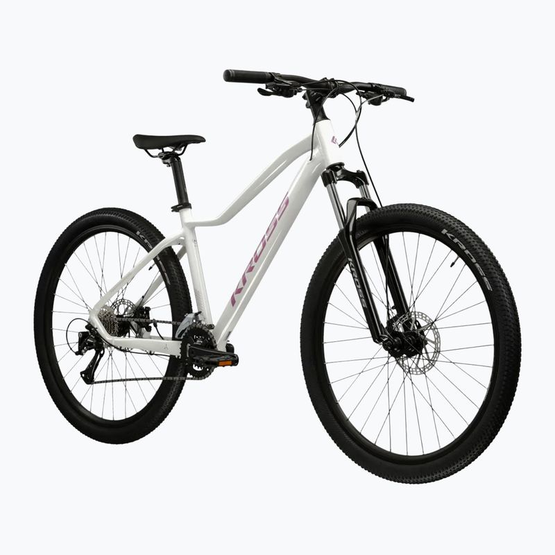 Dámsky horský bicykel KROSS Lea 3.0 in 27.5 white/pink/gloss 2