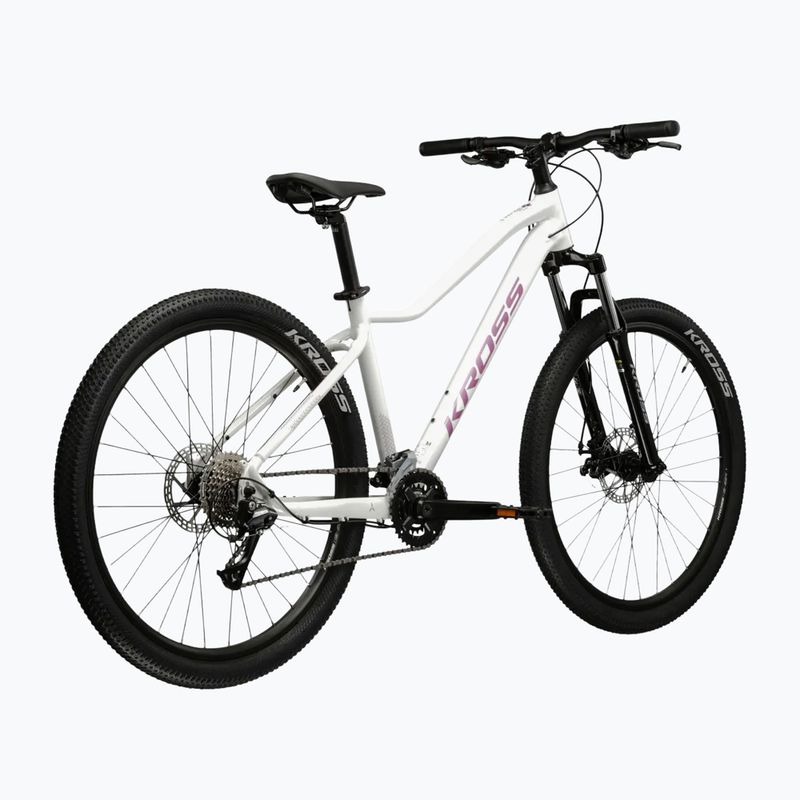 Dámsky horský bicykel KROSS Lea 3.0 in 27.5 white/pink/gloss 3