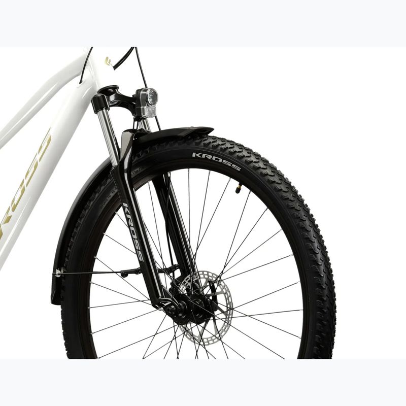 Dámsky horský bicykel KROSS Lea 2.0 Eq W 27.5 white/gold/gloss 5