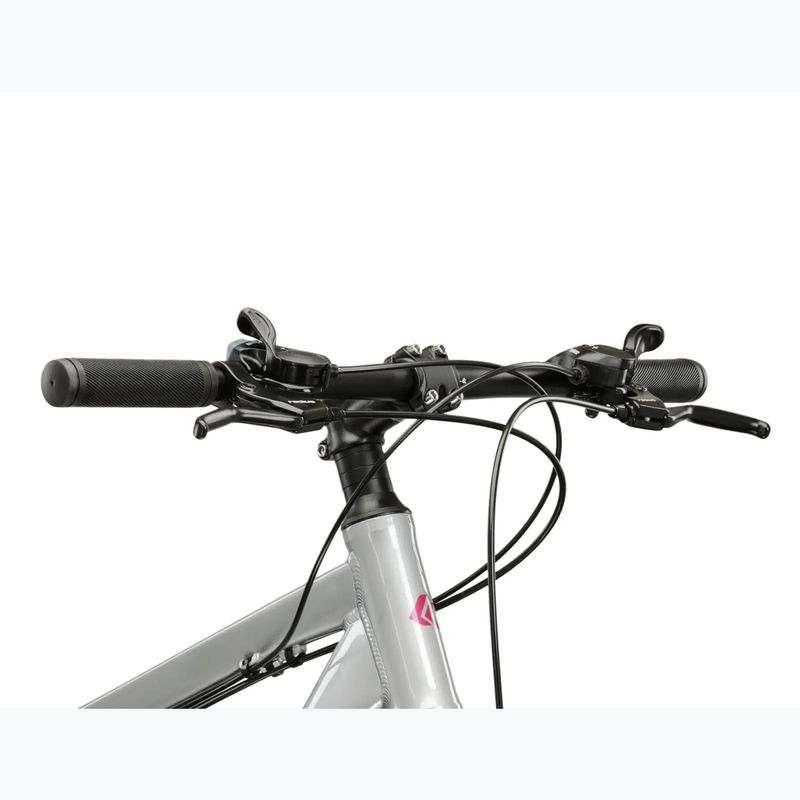 Dámsky horský bicykel KROSS Lea 1.0 silver/white/gloss 4