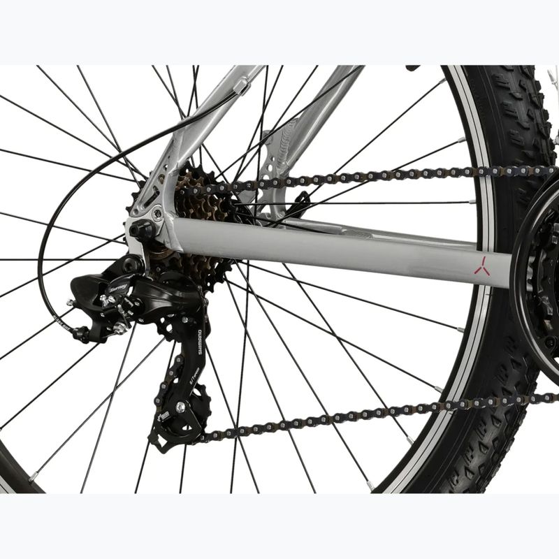 Dámsky horský bicykel KROSS Lea 1.0 silver/white/gloss 7