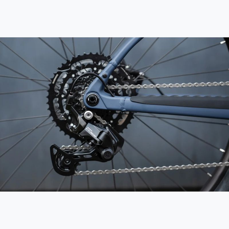 Dámsky elektrický bicykel KROSS Influx Hyb 1.0 720Wh blue/graphite/matte 15
