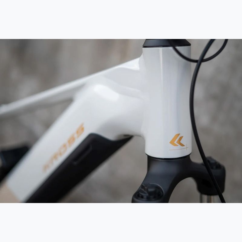 Dámsky elektrický bicykel KROSS Influx Hyb 1.0 720Wh grey/gold/gloss 16