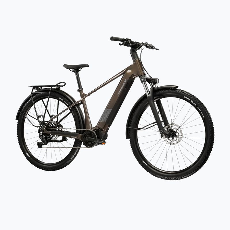 Elektrický bicykel KROSS Influx Suv Hybrid 1.0 820Wh brown/silver/gloss 2