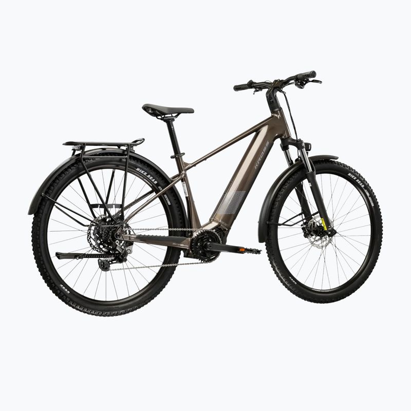 Elektrický bicykel KROSS Influx Suv Hybrid 1.0 820Wh brown/silver/gloss 3