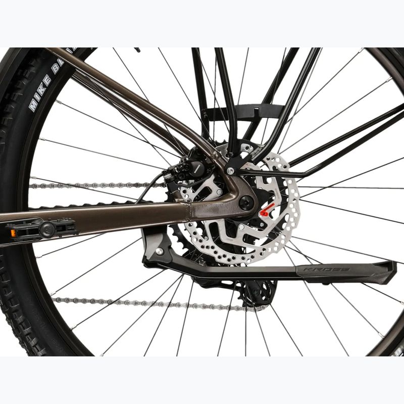Elektrický bicykel KROSS Influx Suv Hybrid 1.0 820Wh brown/silver/gloss 11