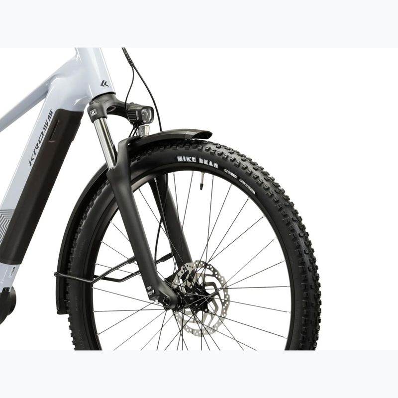 Elektrický bicykel KROSS Influx Suv Hybrid 1.0 820 el. grey/graphite/gloss 6