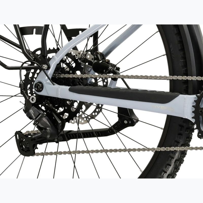 Elektrický bicykel KROSS Influx Suv Hybrid 1.0 820 el. grey/graphite/gloss 8