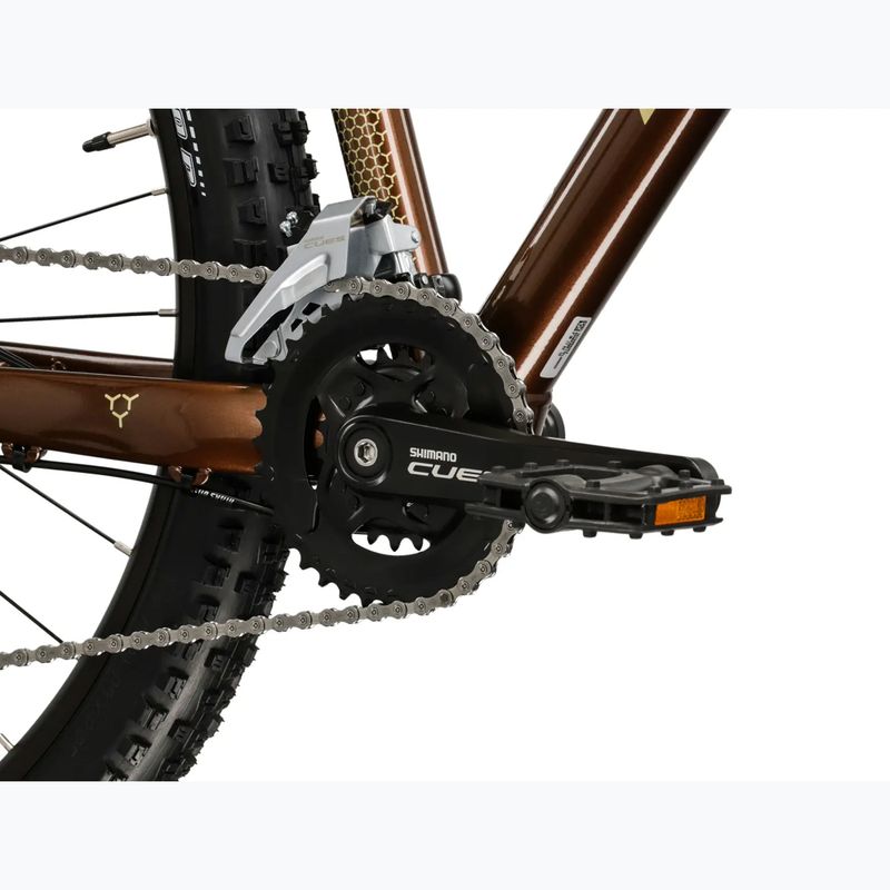 Horský bicykel KROSS Hexagon 5.0 29" brown/gold/gloss 9