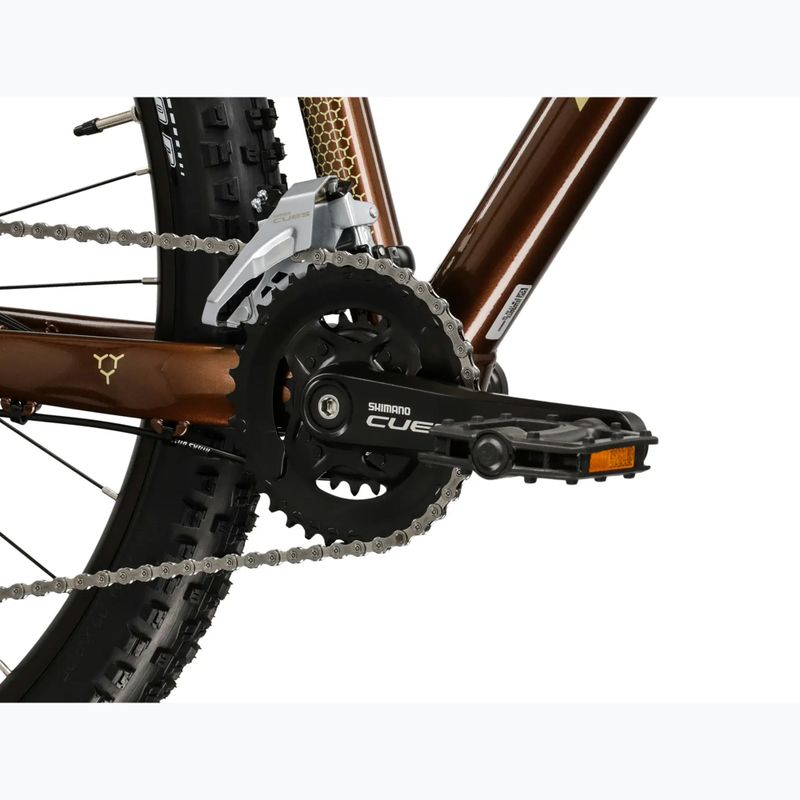 Horský bicykel KROSS Hexagon 5.0 27.5" brown/gold/gloss 9