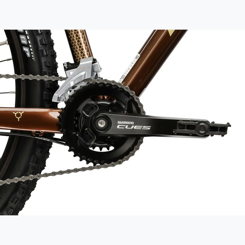 Horský bicykel KROSS Hexagon 5.0 27.5" brown/gold/gloss 10