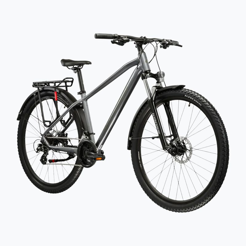 Horský bicykel KROSS Hexagon 2.0 EQ 27,5" grey/dark grey/gloss 2