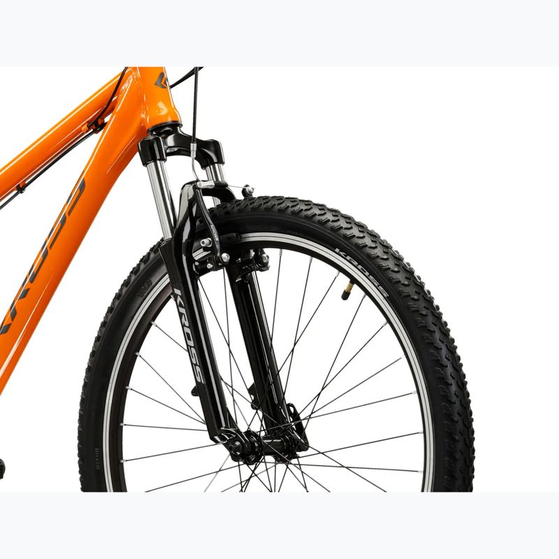 Horský bicykel KROSS Hexagon 1.0 26" orange/graphite/gloss 5