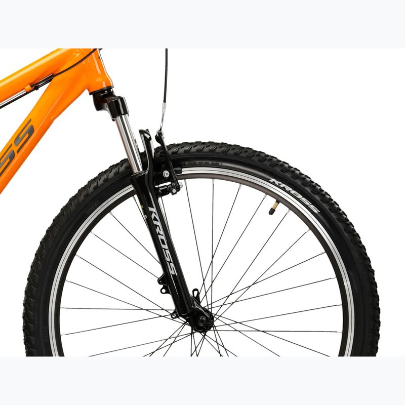 Horský bicykel KROSS Hexagon 1.0 26" orange/graphite/gloss 6