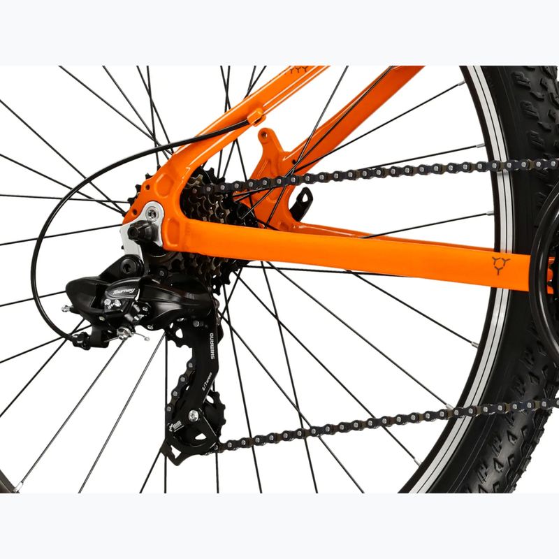 Horský bicykel KROSS Hexagon 1.0 26" orange/graphite/gloss 7