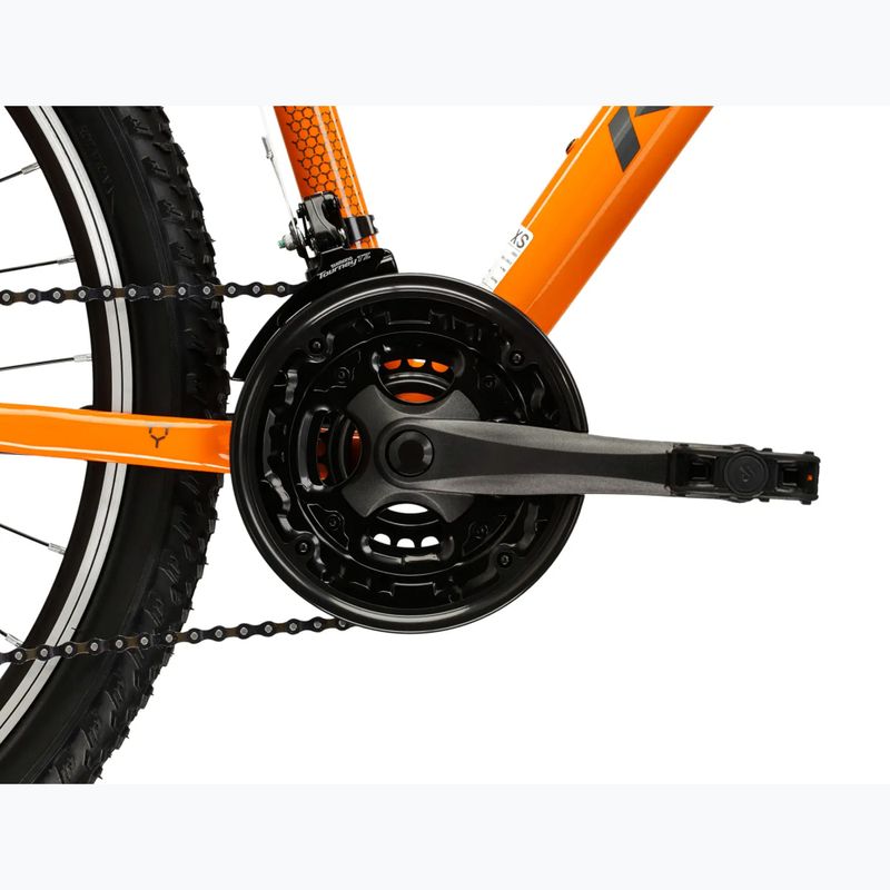 Horský bicykel KROSS Hexagon 1.0 26" orange/graphite/gloss 9