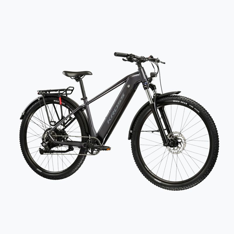 Elektrický bicykel KROSS Hexagon Boost 1.0 Eq el. graphite/graphite/gloss 2