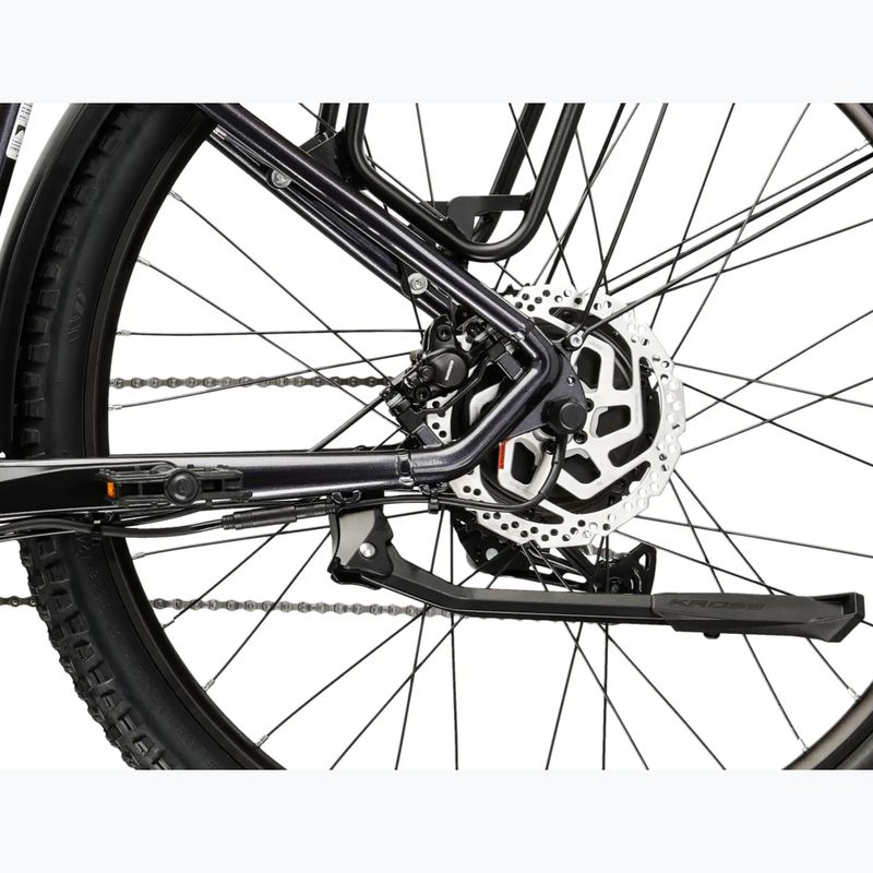 Elektrický bicykel KROSS Hexagon Boost 1.0 Eq el. graphite/graphite/gloss 10