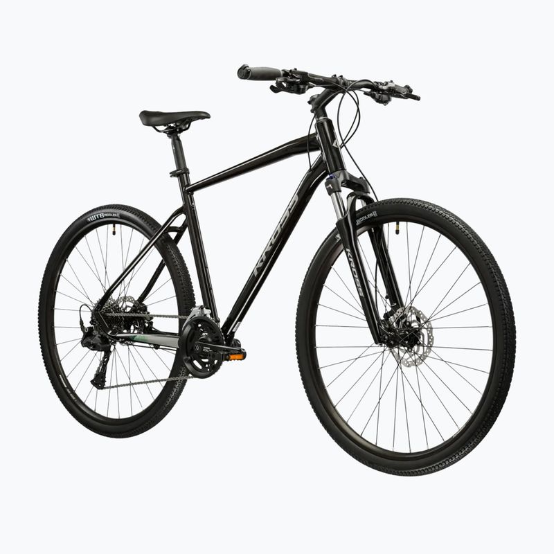Krosový bicykel KROSS Evado 7.0 black/silver/gloss 2
