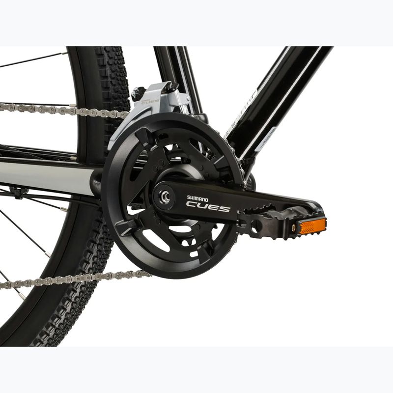 Krosový bicykel KROSS Evado 7.0 black/silver/gloss 9