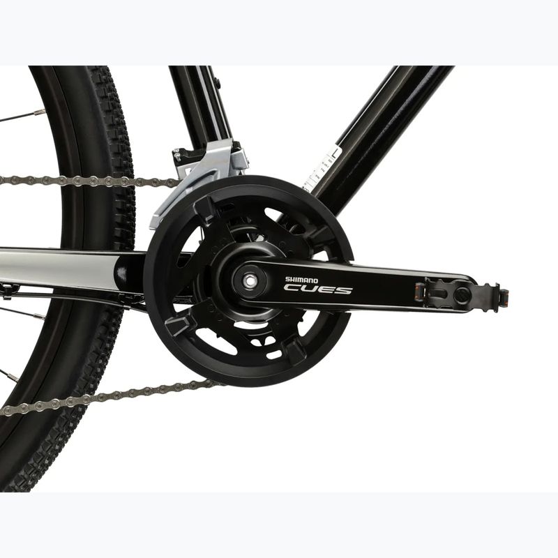 Krosový bicykel KROSS Evado 7.0 black/silver/gloss 10